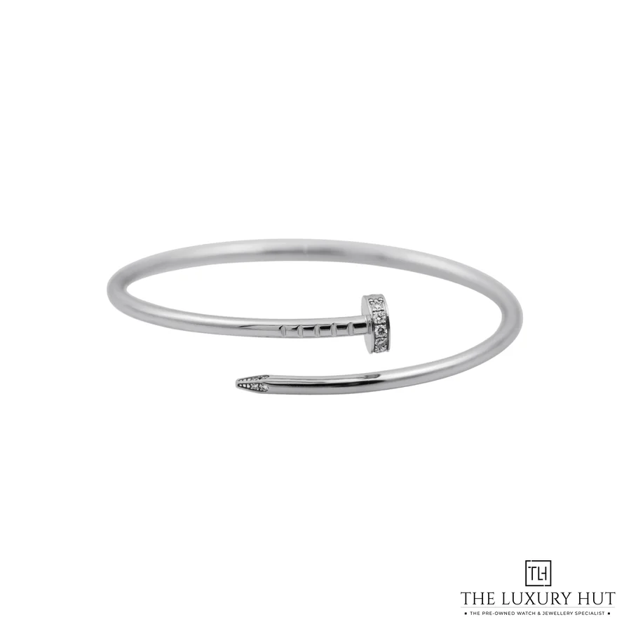 Cartier White Gold Diamonds Juste Un Clou Small Bracelet